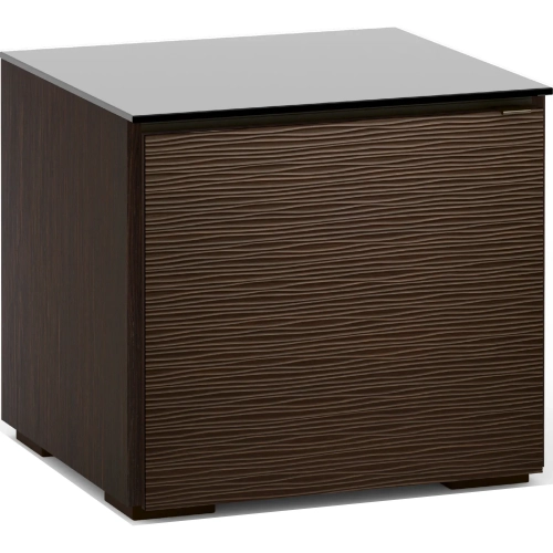 Berlin 217SE Subwoofer Enclosure in Textured Wenge with Black Glass